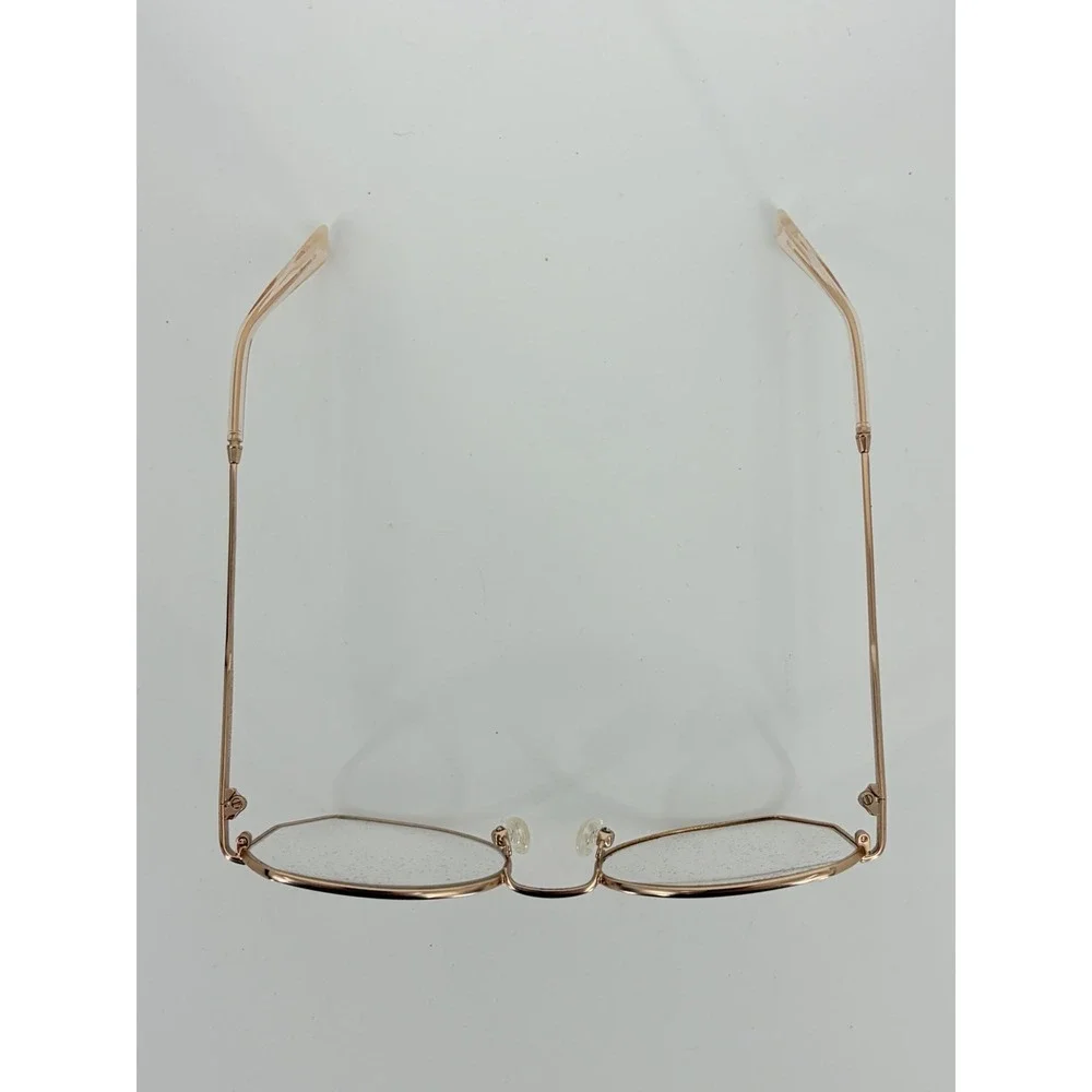 Kendall and Kylie Joanna Eyeglasses Frames Wire Rim Rose Gold 52-18-140